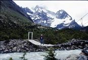 Pont suspendu Tour du Paine