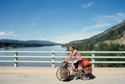 sur un pont d'Alaska