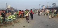 marché route de Dhaka marché route de Dhaka