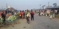 marché route de Dhaka