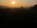 début de nuit sur la mangrove