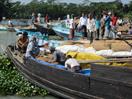 marché flottant au riz