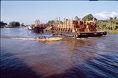 barge de bois