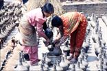 Patan, les potiers Patan, les potiers