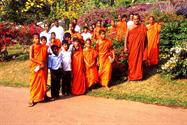 moines à Peradeniya moines à Peradeniya
