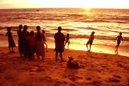 le soir à Négombo le soir à Négombo