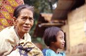 femme et enfant de Sulawesi