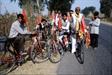 touristes indiens à vélo touristes indiens à vélo