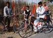 touristes indiens à vélo touristes indiens à vélo