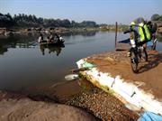 traversée de la rivière Thungabadra