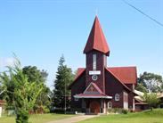 église vers Berastagi église vers Berastagi