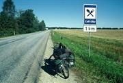 sur une route sud de Tallin