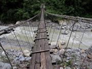 pont sur la Modi Khola
