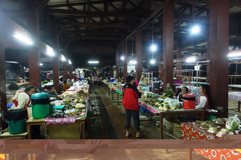 marché de nuit Luang Nam Tha marché de nuit Luang Nam Tha