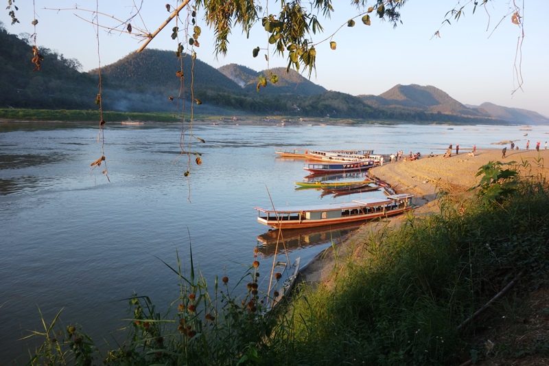 le Mékong à Luang Prabang le Mékong à Luang Prabang