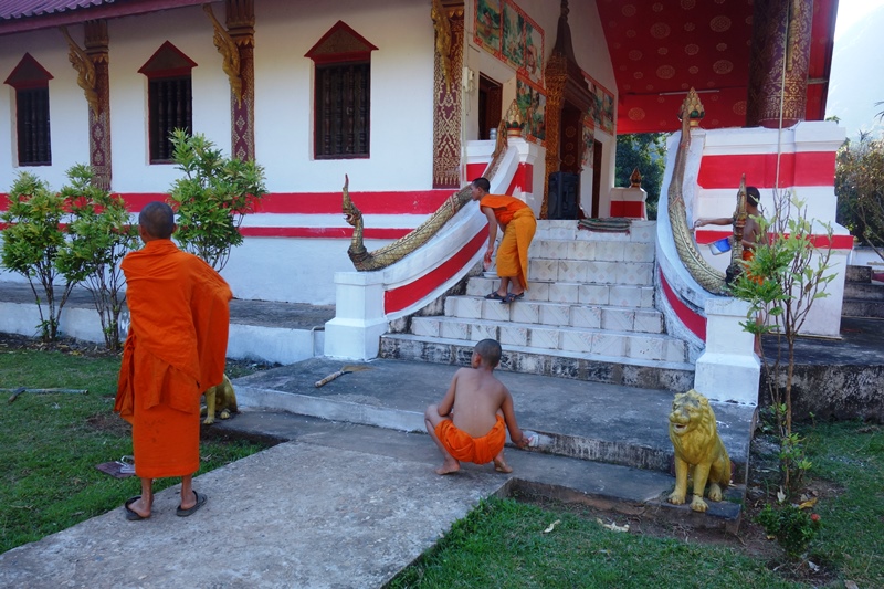 Muang Ngoi temple Muang Ngoi temple